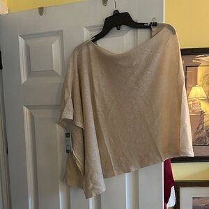 Lilly Pulitzer Gold Metallic sweater wrap